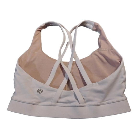 Lululemon Energy Bra Sports Bra White Size 4 - Picture 3 of 6